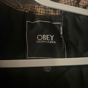 OBEY PROPAGANDA CANVAS COAT
